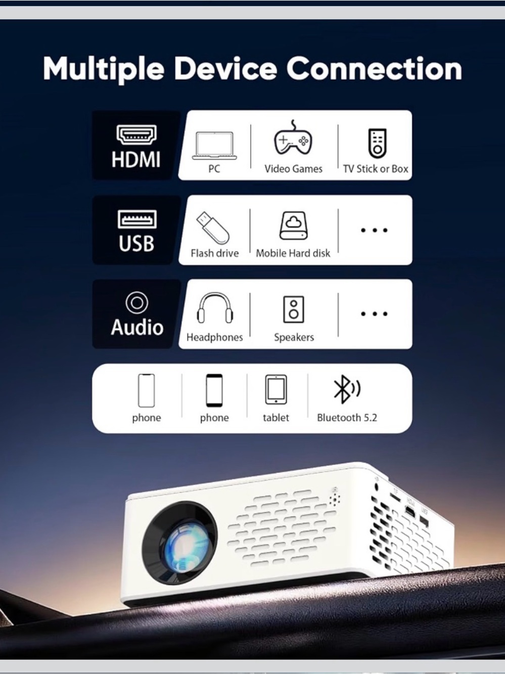 TMY Mini Projector - Picture 4 of 5